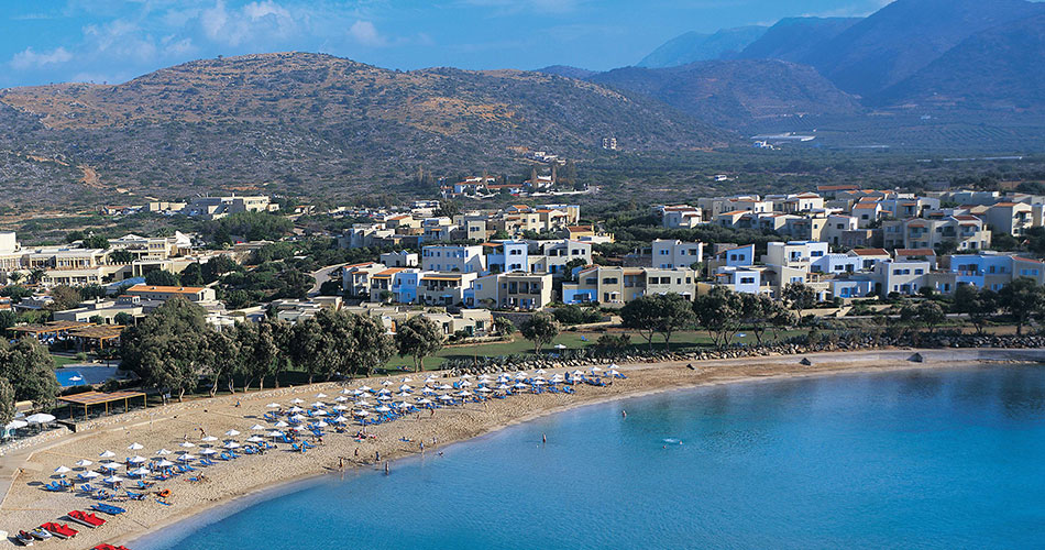 Areal view of the Kalimera Kriti Resort